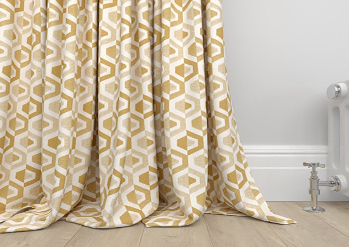 Gusta, Ochre - Made to Measure Curtains - Image 6